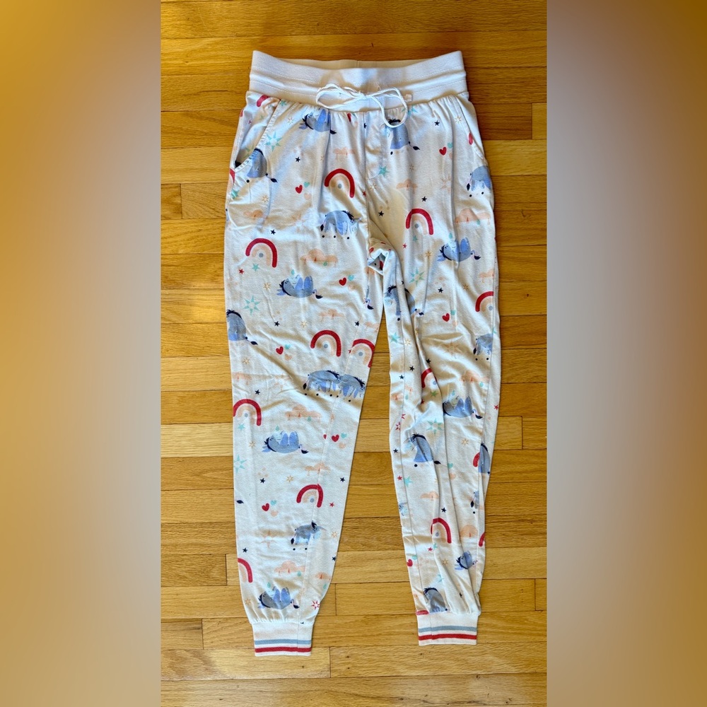 Disney Store women’s PJ lounge pants Eeyore size small